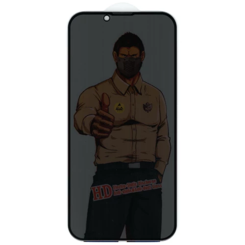 Apple iPhone 13, iPhone 13 Pro, iPhone 14, iPhone 16e Tempered Glass ESD Privacy Anti-Static Apple iPhone 13, iPhone 13 Pro, iPhone 14, iPhone 16e Tempered Glass ESD Privacy Anti-Static