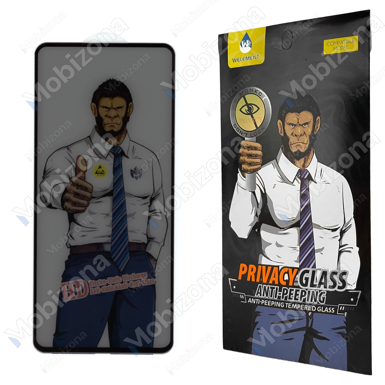 Samsung Galaxy S23 Ultra apsauginis stiklas ESD Privacy Anti-Static
