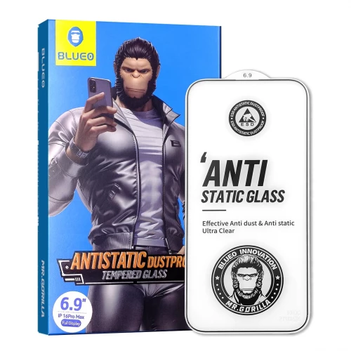 Apple iPhone 16 Pro Max apsauginis stiklas Blueo Anti Static HD