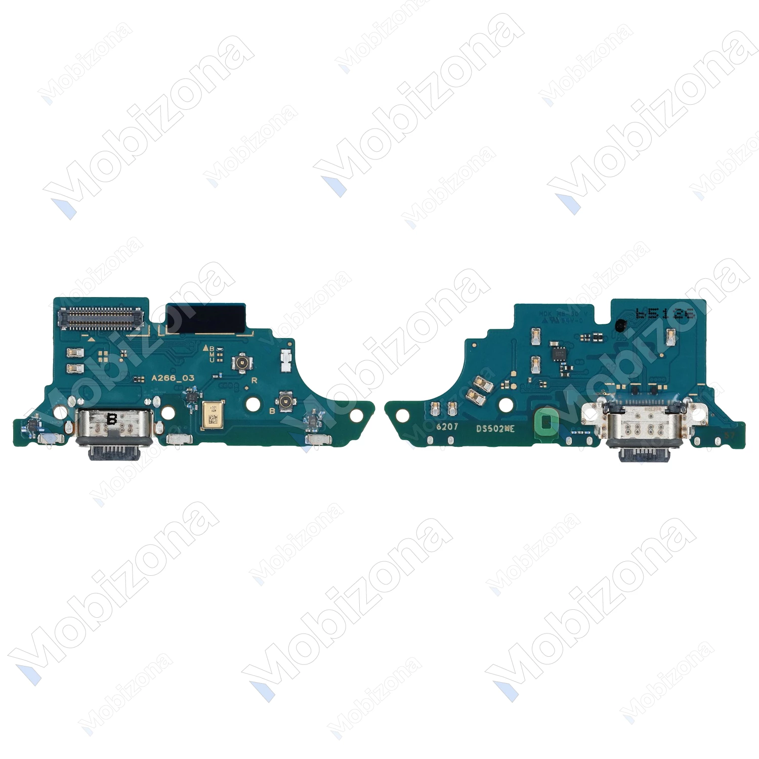 Samsung Galaxy A26 5G įkrovimo lizdas ir mikrofonas (PCB plokštė)