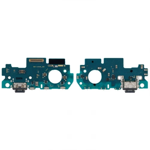 Samsung Galaxy A34 5G įkrovimo lizdas ir mikrofonas (PCB plokštė)