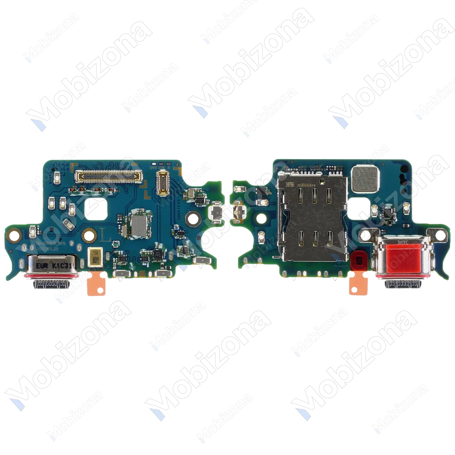Samsung Galaxy S22 5G įkrovimo, SIM lizdas ir mikrofonas (PCB plokštė)