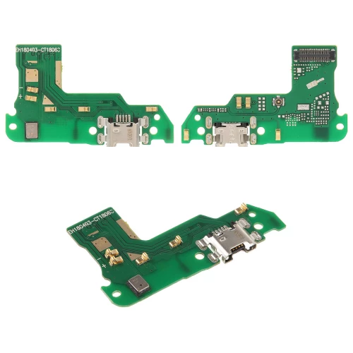 Huawei Y6 (2018), Honor 7A įkrovimo lizdas ir mikrofonas (PCB plokštė)