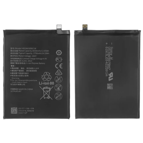 Huawei P10 Plus, Mate 20 Lite, Nova 3, Nova 5T, Honor 20, Honor 8X, Honor View 10 Battery (HB386589ECW/HB386590ECW)