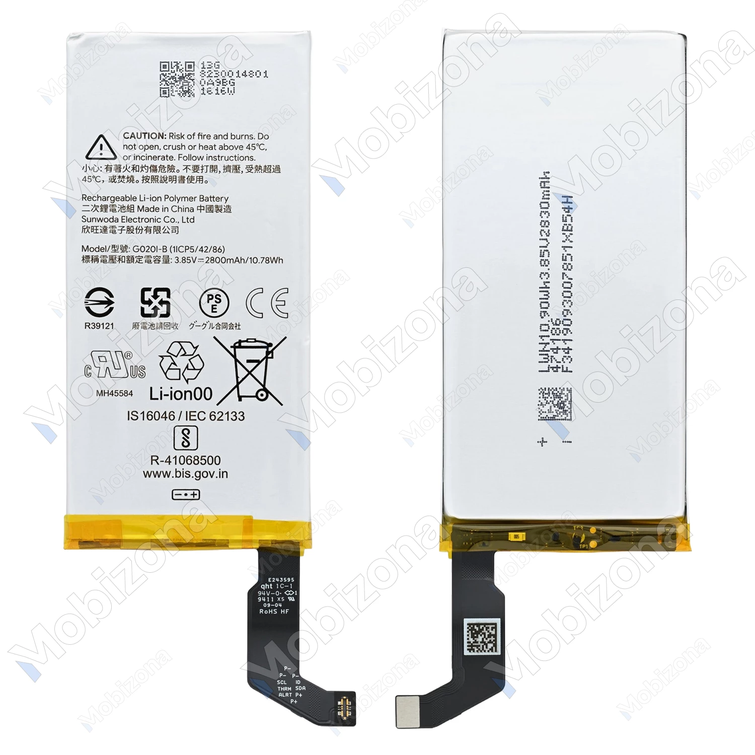 Google Pixel 4 akumuliatorius, baterija (G020I-B)