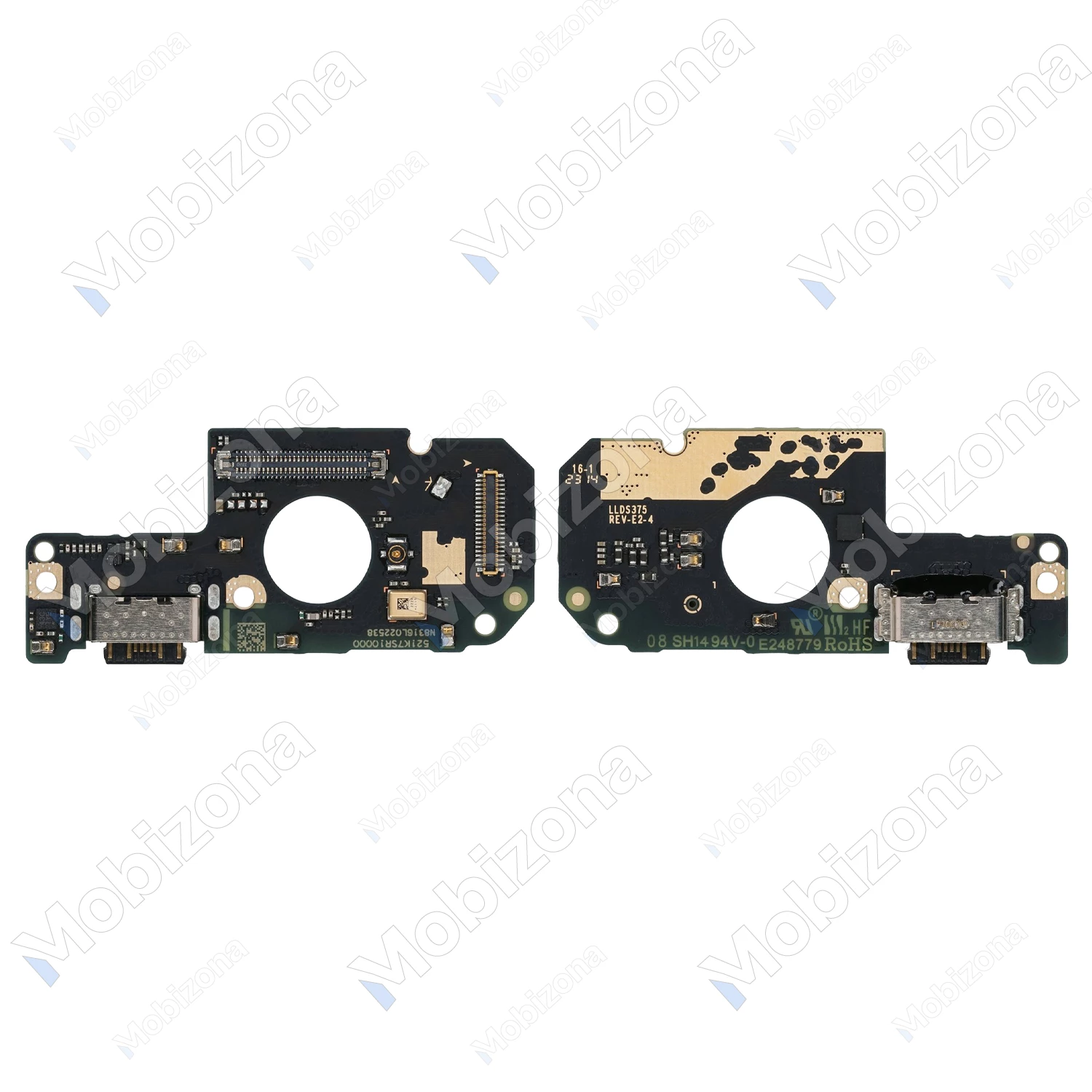 Xiaomi Redmi Note 12S įkrovimo lizdas ir mikrofonas (PCB plokštė)