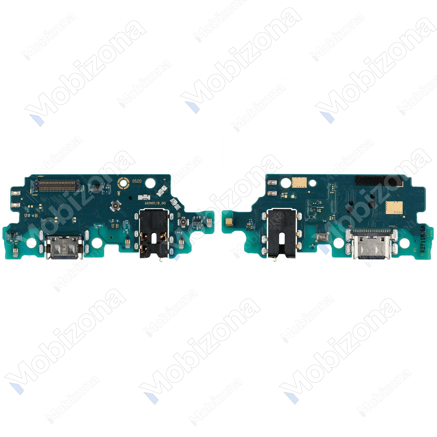 Samsung Galaxy A23 5G įkrovimo, ausinių lizdas ir mikrofonas (PCB plokštė)