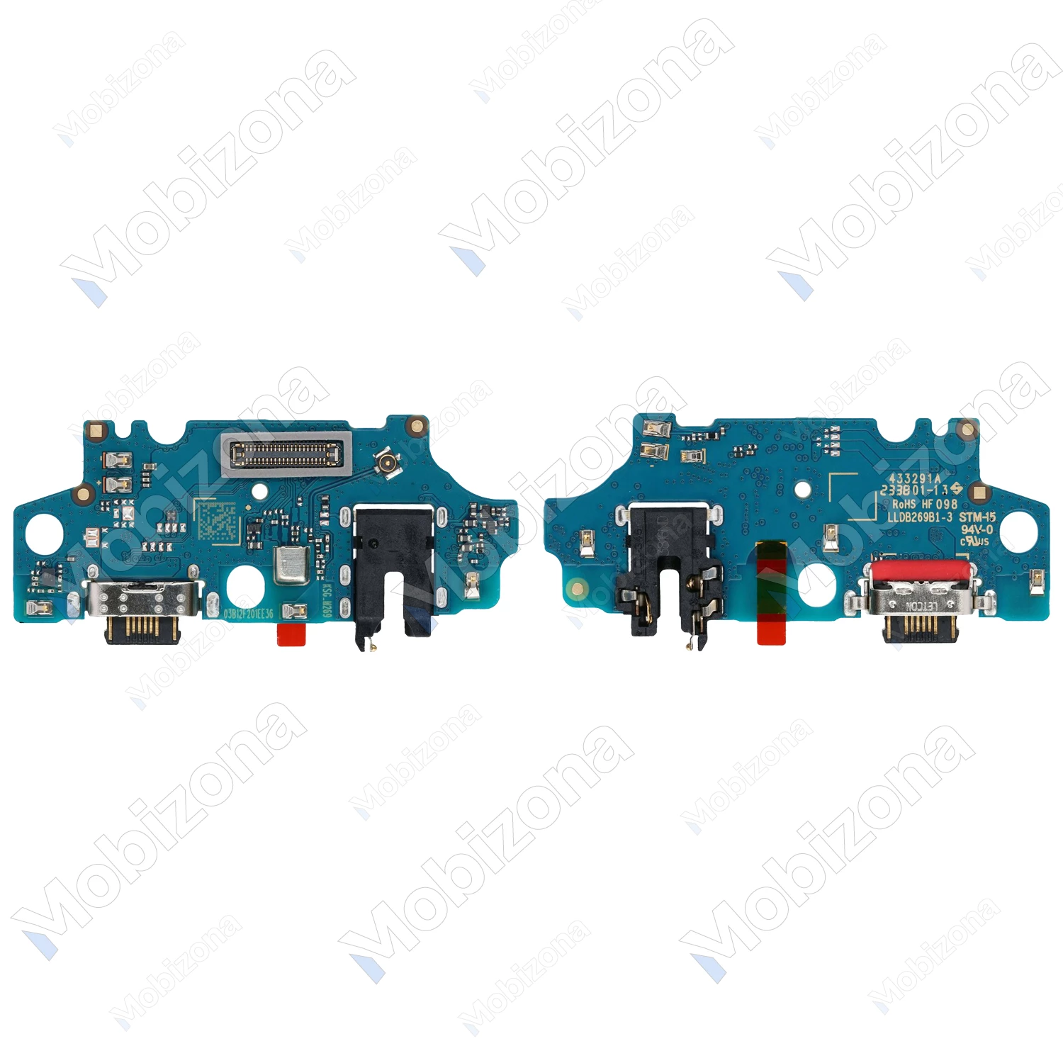 Samsung Galaxy A05s įkrovimo, ausinių lizdas ir mikrofonas (PCB plokštė)