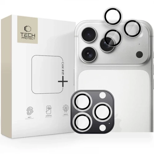 Apple iPhone 14 Pro, iPhone 14 Pro Max, iPhone 15 Pro, iPhone 15 Pro Max, iPhone 16 Pro, iPhone 16 Pro Max, iPhone 17 Pro, iPhone 17 Pro Max Camera Lens Tech-Protect CamRing Fit+ Apple iPhone 14 Pro, iPhone 14 Pro Max, iPhone 15 Pro, iPhone 15 Pro Max, iPhone 16 Pro, iPhone 16 Pro Max, iPhone 17 Pro, iPhone 17 Pro Max Camera Lens Tech-Protect CamRing Fit+