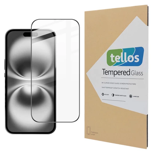 Apple iPhone 17, iPhone 17 Pro Tempered Glass Tellos Apple iPhone 17, iPhone 17 Pro Tempered Glass Tellos