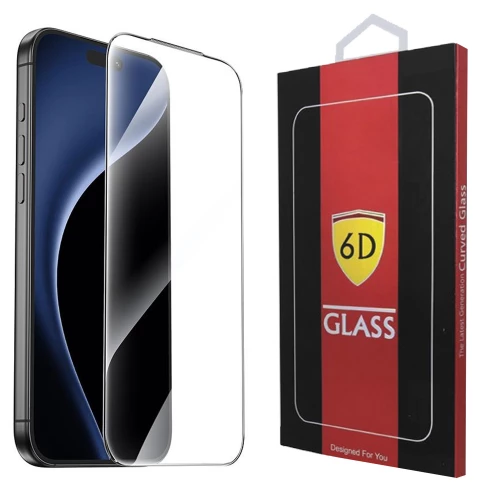 Apple iPhone 17 Pro Max Tempered Glass 6D Apple iPhone 17 Pro Max Tempered Glass 6D
