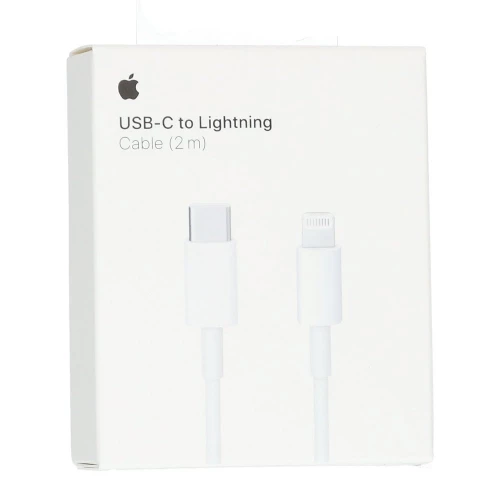 USB-C cable with lightning connector for iPhone 11–17 series (20W, 1–2m)