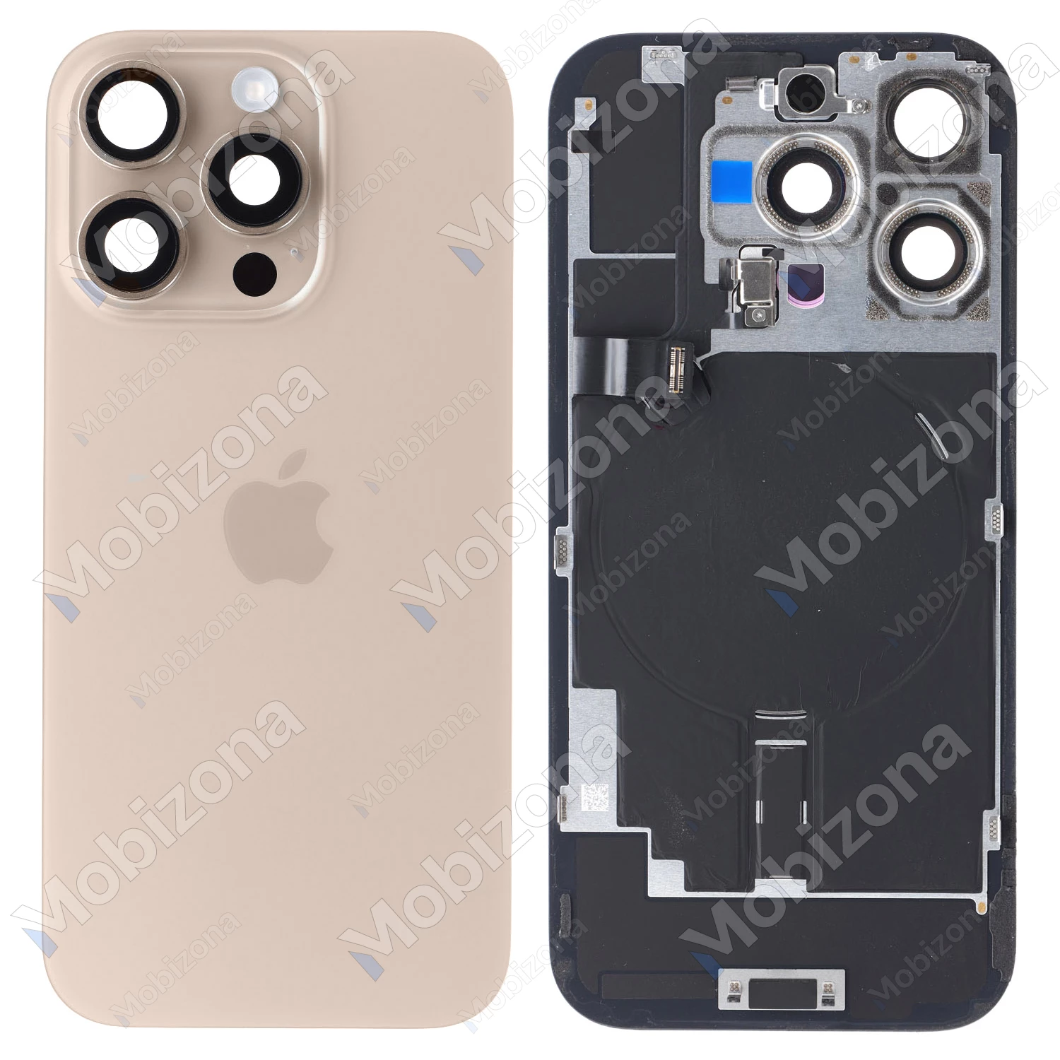 iPhone 16 Pro Back Glass Battery Cover Housing