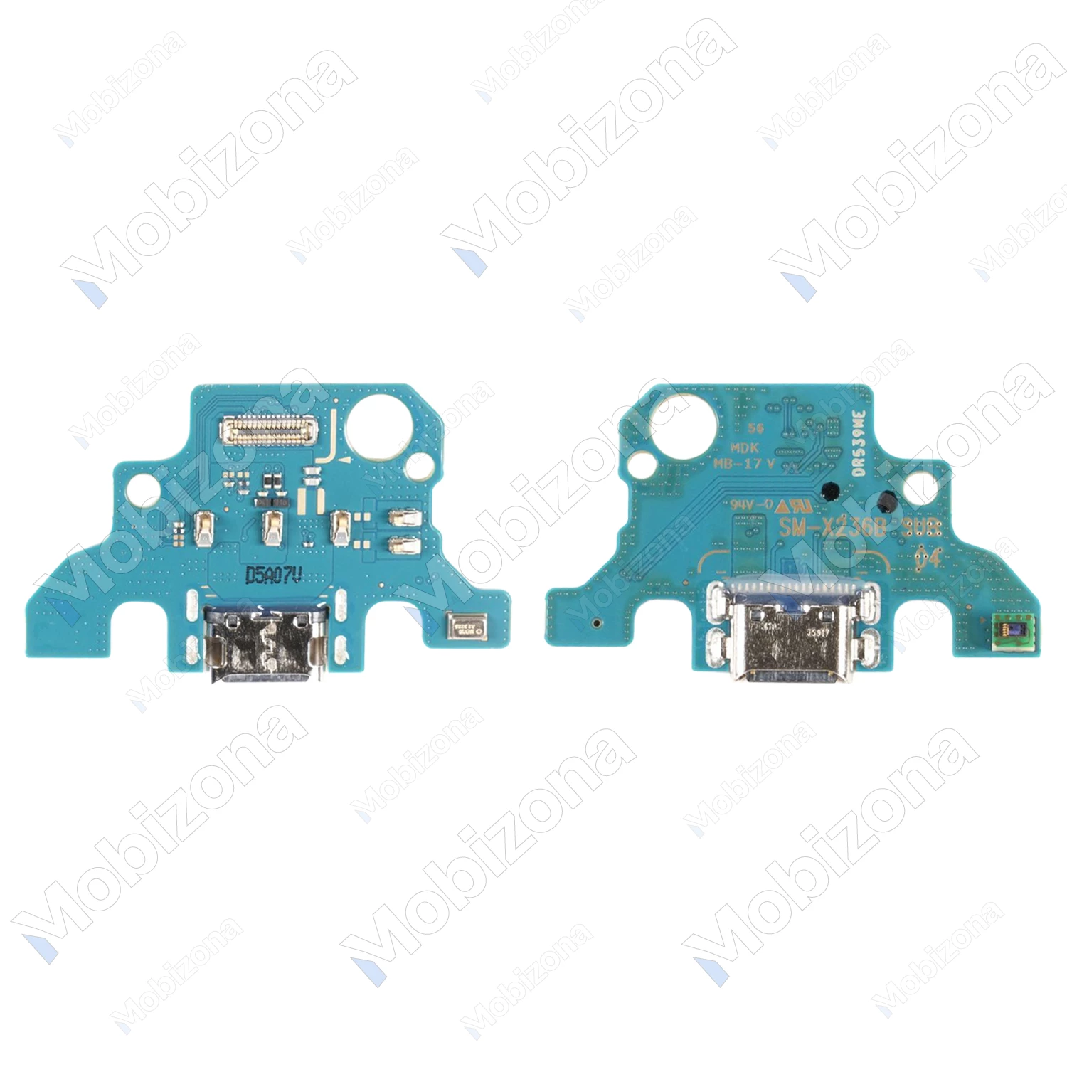 Samsung Galaxy Tab A11+ įkrovimo lizdas ir mikrofonas (PCB plokštė)
