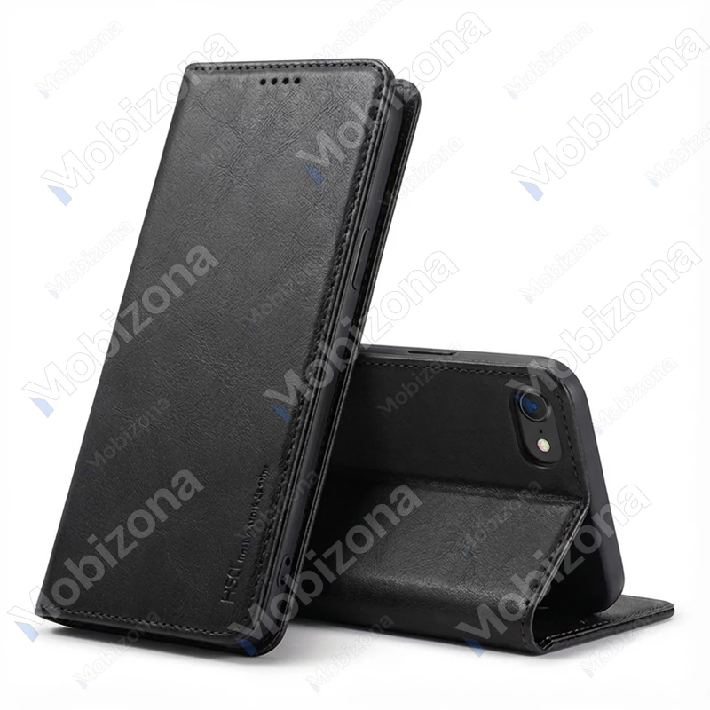 Apple iPhone 7, iPhone 8, iPhone SE (2020), iPhone SE (2022) Case HDD Wallet with Magnetic Closure