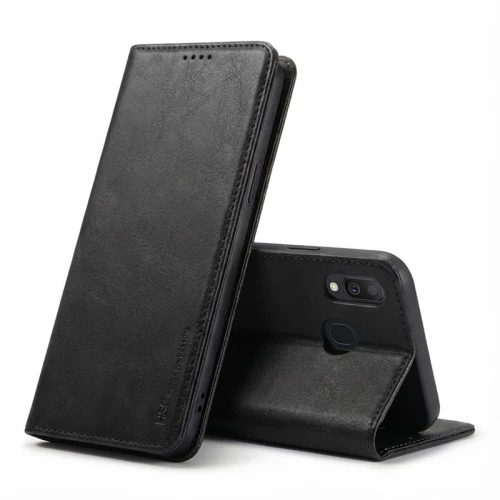Samsung Galaxy A40 dėklas HDD Wallet su magnetiniu uždarymu