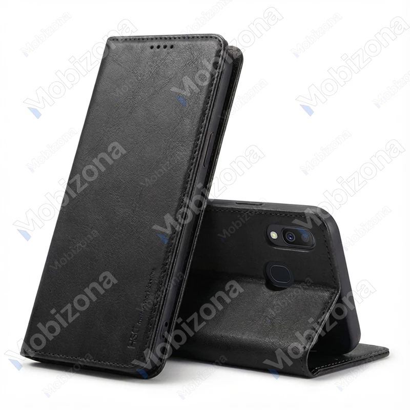Samsung Galaxy A40 Case HDD Wallet with Magnetic Closure