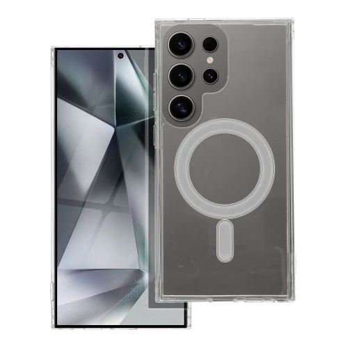 Samsung Galaxy S24 Ultra dėklas Clear Mag Cover (suderinamas su MagSafe)