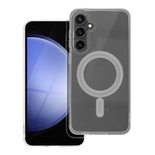 Samsung Galaxy S23 FE dėklas Clear Mag Cover (suderinamas su MagSafe)