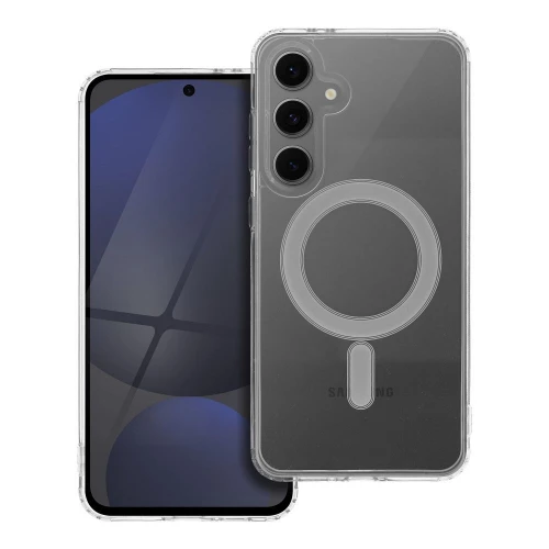 Samsung Galaxy S24 FE dėklas Clear Mag Cover (suderinamas su MagSafe)