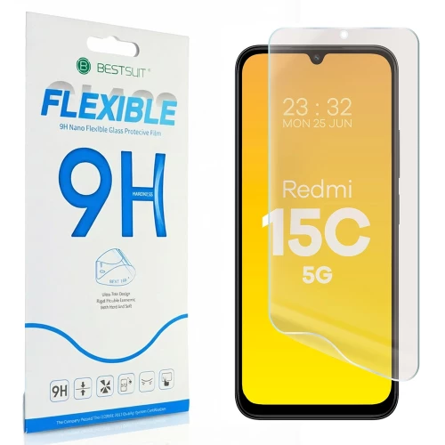 Xiaomi Poco C85, Redmi 15C 4G Hybrid Glass Bestsuit 9H Flexible