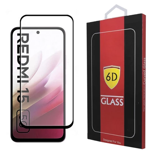 Xiaomi Redmi 15 4G, Redmi 15 5G Tempered Glass 6D