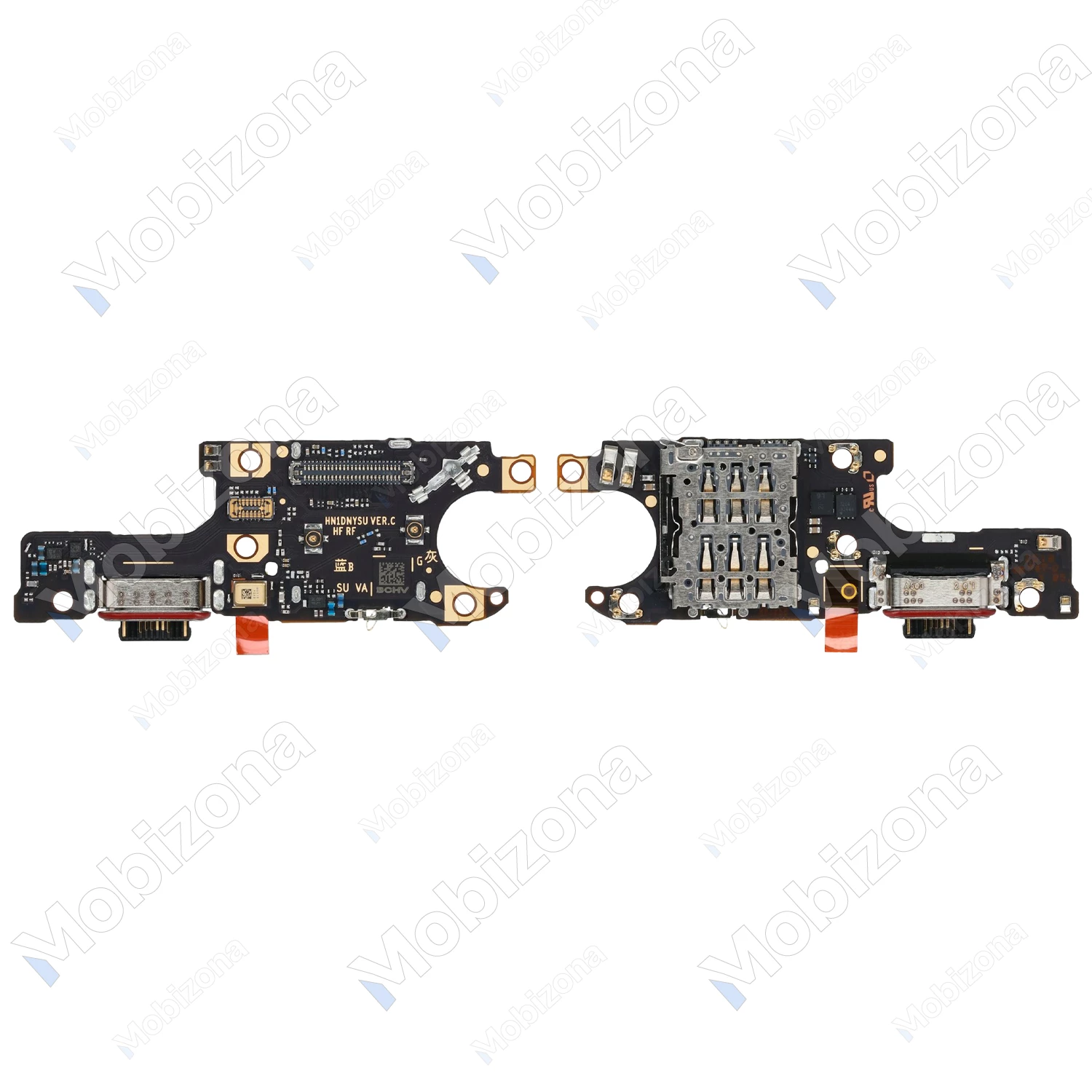 Honor 400 5G įkrovimo, SIM lizdas ir mikrofonas (PCB plokštė)