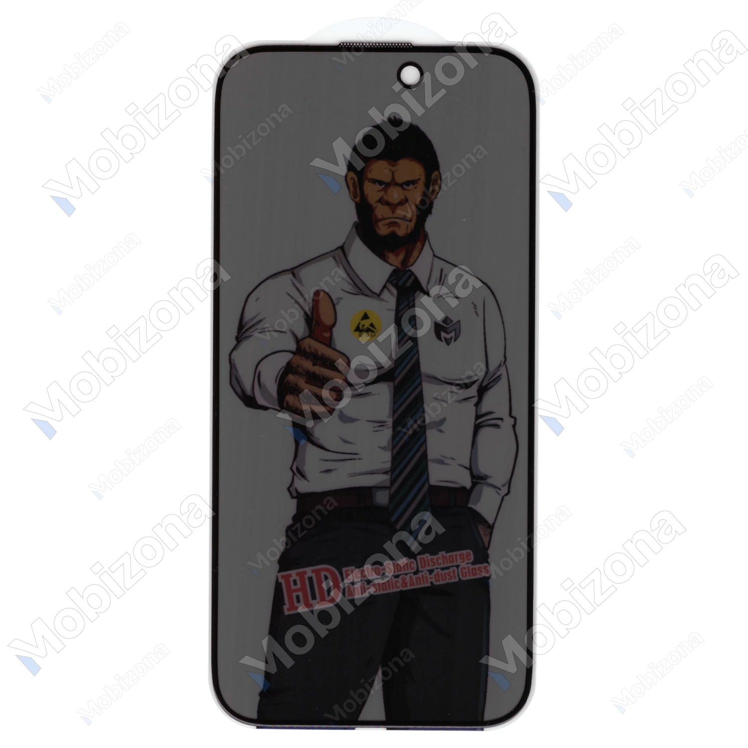 iPhone 15 skirtas apsauginis stiklas ESD Privacy Anti-Static