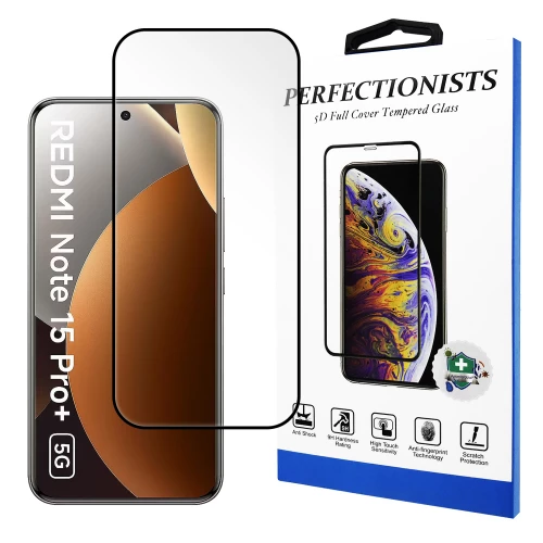 Xiaomi Poco M8 Pro 5G, Redmi Note 15 Pro+ 5G Tempered Glass 3D Perfectionists