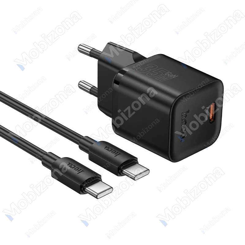 Įkroviklis Type-C su Type-C laidu Hoco N66 Ingenious GaN (35W)