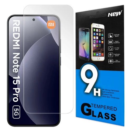 Xiaomi Redmi Note 15 Pro 4G, Redmi Note 15 Pro 5G 9H Tempered Glass