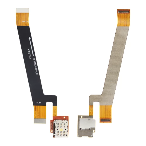 Motorola Edge 20 pagrindinė Main SUB jungtis su SIM lizdu (lanksčioji jungtis)