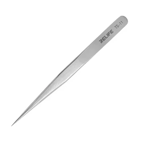 Anti-Magnetic Stainless Steel Precision Straight Tweezer Relife TS-11
