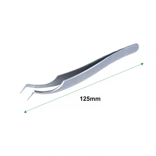 Anti-Magnetic Stainless Steel Ultra-Precision Curved Tweezer Relife ST-17A