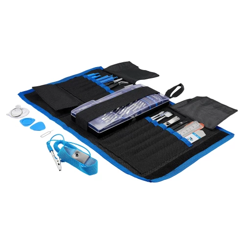 Precizinių atsuktuvų ir ardymo įrankių komplektas 80in1 telefonų ir elektronikos remontui