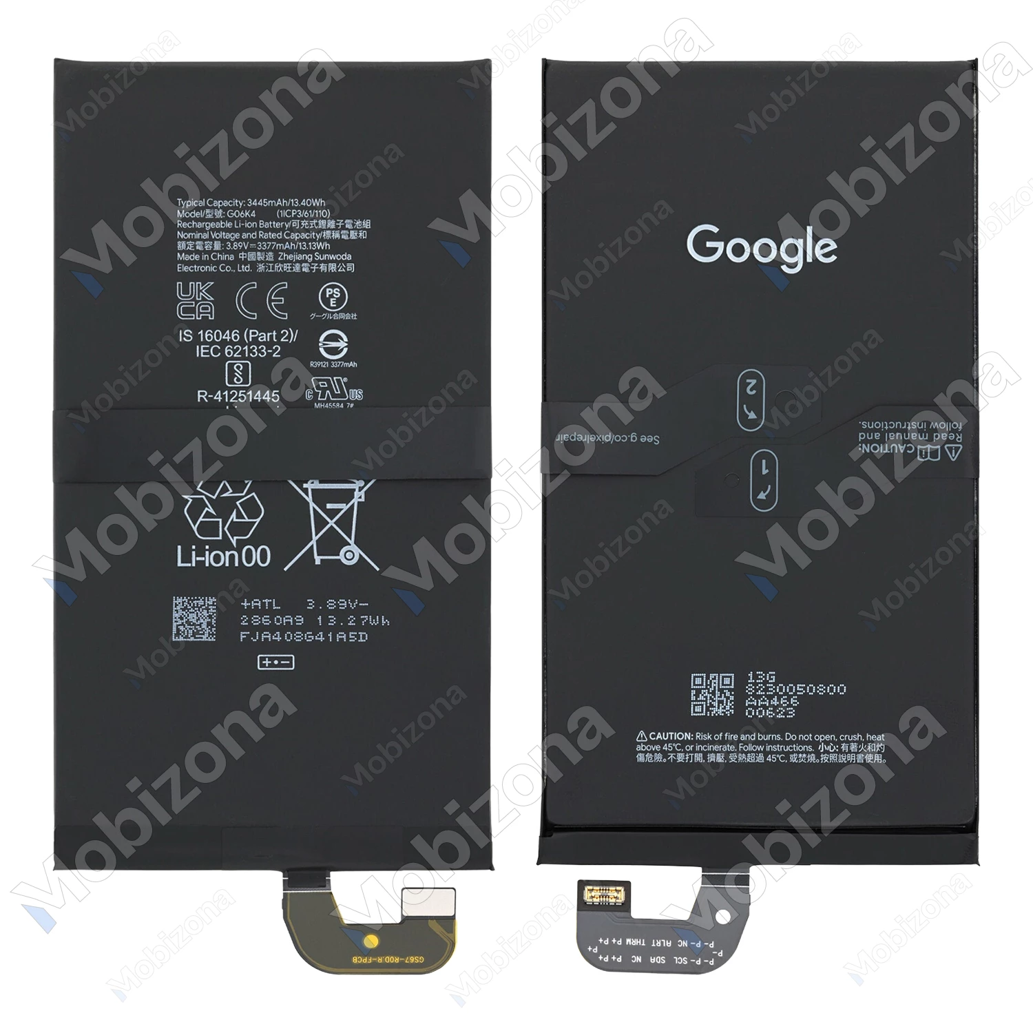 Google Pixel 9 Pro Fold akumuliatorius, baterija (G06K4/GE59C)