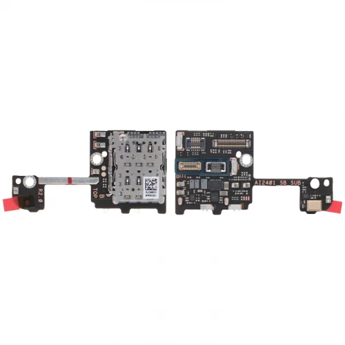 Asus ROG Phone 8, ROG Phone 8 Pro SIM lizdas ir mikrofonas (PCB plokštė)