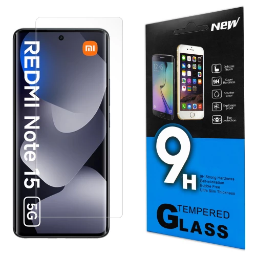 Xiaomi Redmi Note 15 4G, Redmi Note 15 5G 9H Tempered Glass