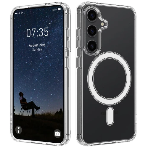 Samsung Galaxy S26+ Case Clear Mag Cover (compatible with MagSafe)