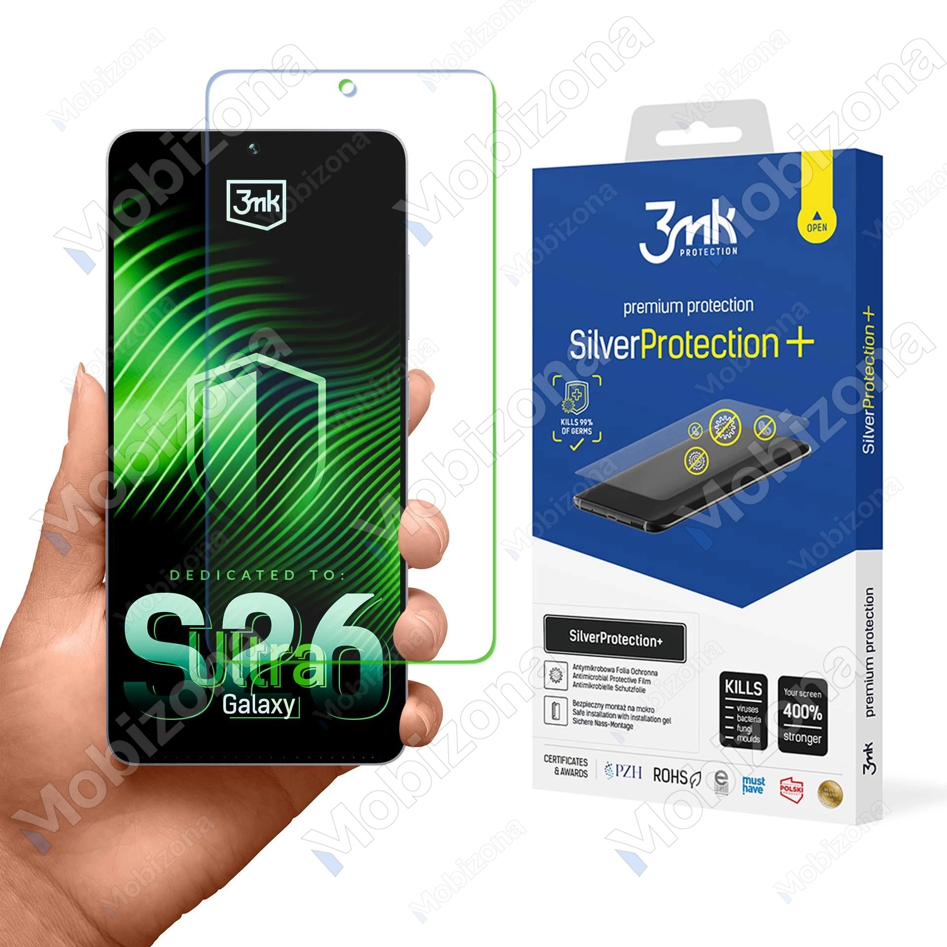 Samsung Galaxy S26 Ultra apsauginė plėvelė 3MK SilverProtection+