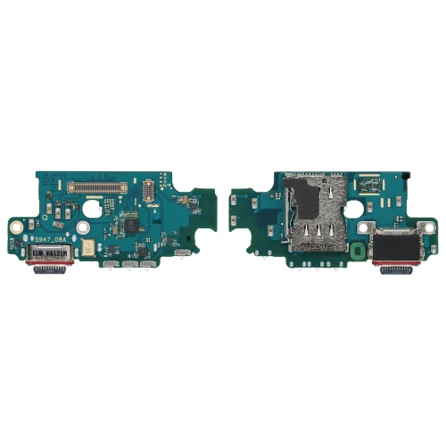 Samsung Galaxy S26+ įkrovimo, SIM lizdas ir mikrofonas (PCB plokštė)