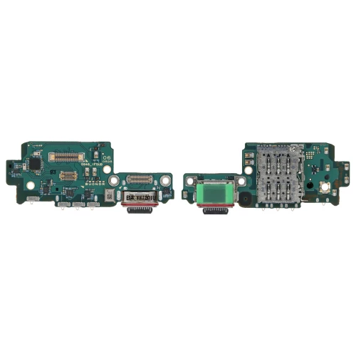 Samsung Galaxy S26 Ultra įkrovimo, SIM lizdas ir mikrofonas (PCB plokštė)