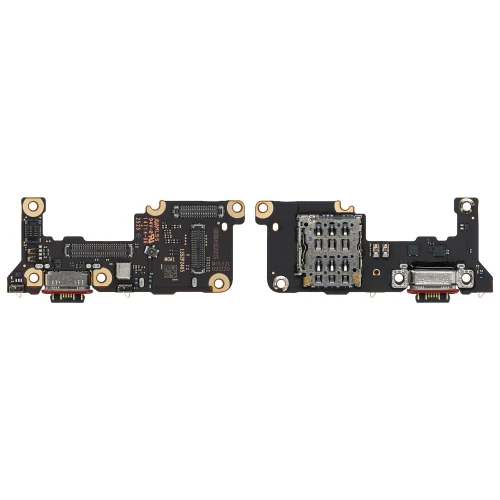 Xiaomi 15T įkrovimo, SIM lizdas ir mikrofonas (PCB plokštė)