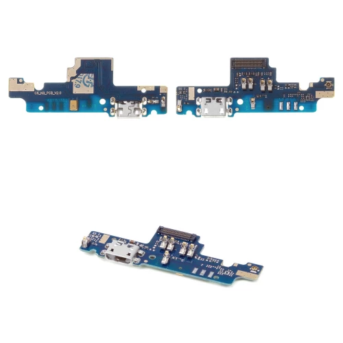 Xiaomi Redmi Note 4X įkrovimo lizdas ir mikrofonas (PCB plokštė)