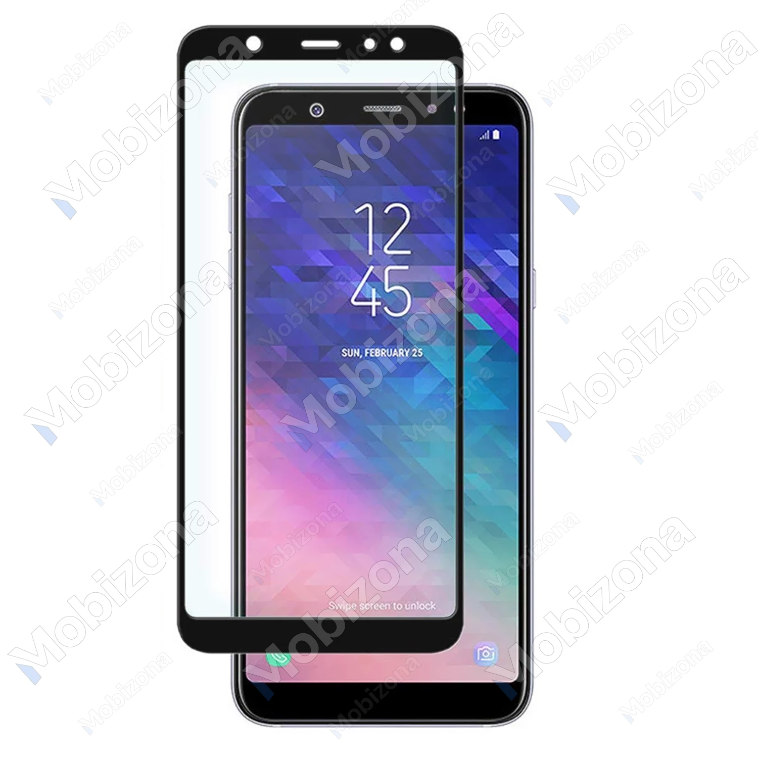 Samsung Galaxy A6 (2018), Galaxy J6 (2018) 5D Full Glue Tempered Glass