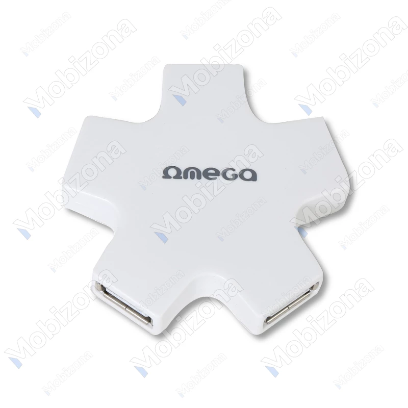 USB to 4x USB 2.0 Port Hub Splitter Omega