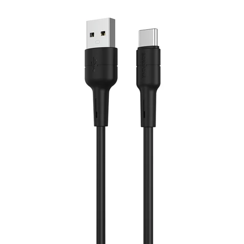 Type-C USB Cable Borofone BX30 Silicone (3.0A, 1.0m)