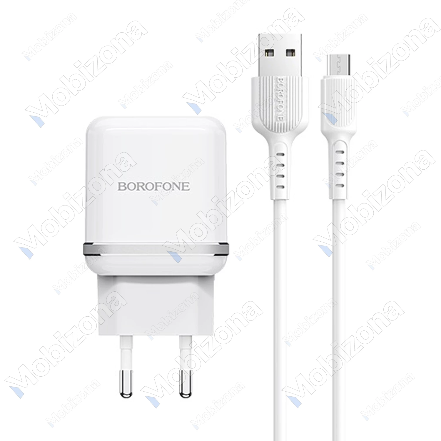 Įkroviklis 2x USB su micro USB laidu Borofone BA25A Outstanding (2.4A)
