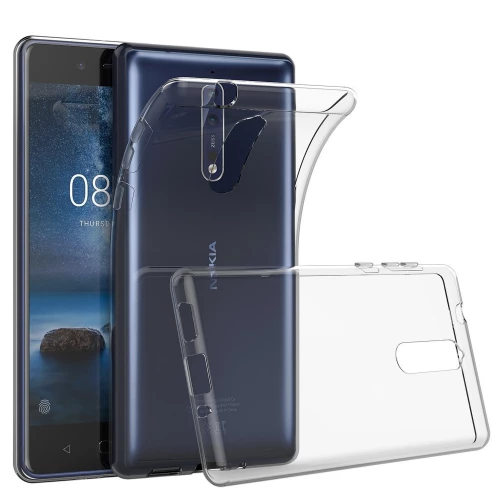 Nokia 8 dėklas High Clear
