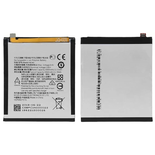 Nokia 5.1 Plus, 6.1 Plus, 7.1 Battery (HE342) Nokia 5.1 Plus, 6.1 Plus, 7.1 Battery (HE342)